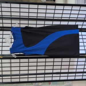 Donna Morgan Royal Blue and Black Dress